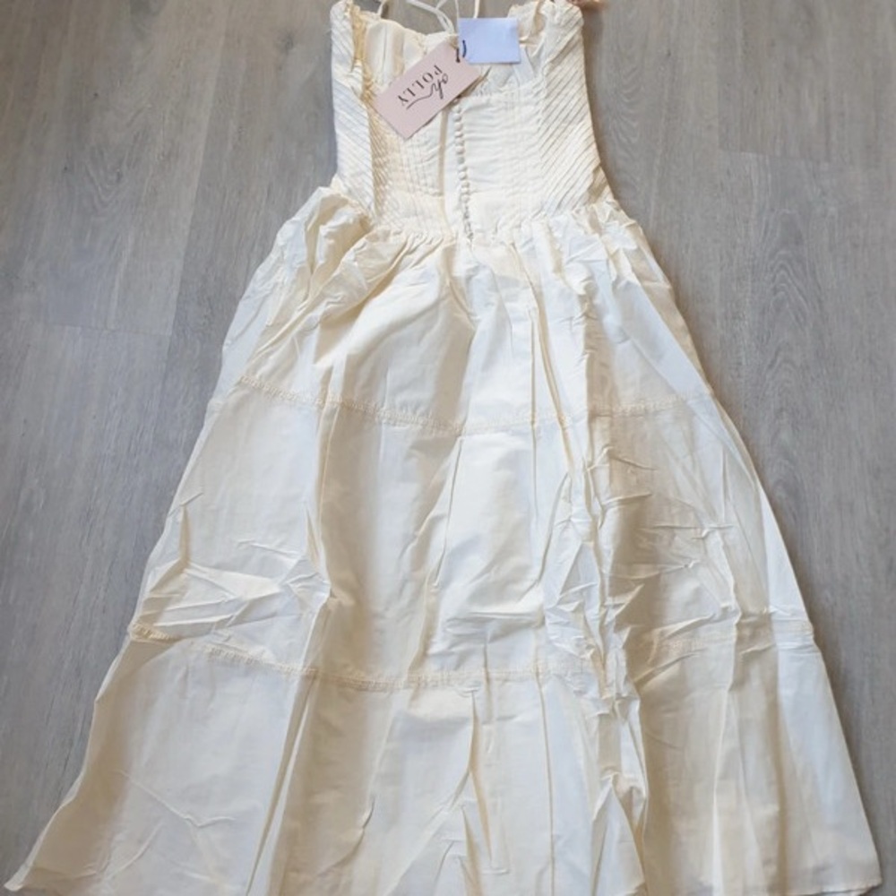 Elegant Cream Kids Dress